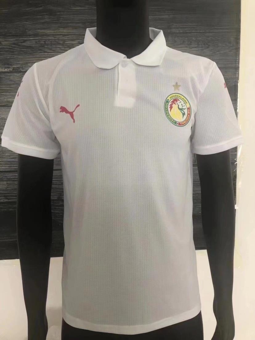 AAA Quality Senegal 21/22 White Polo Shirts